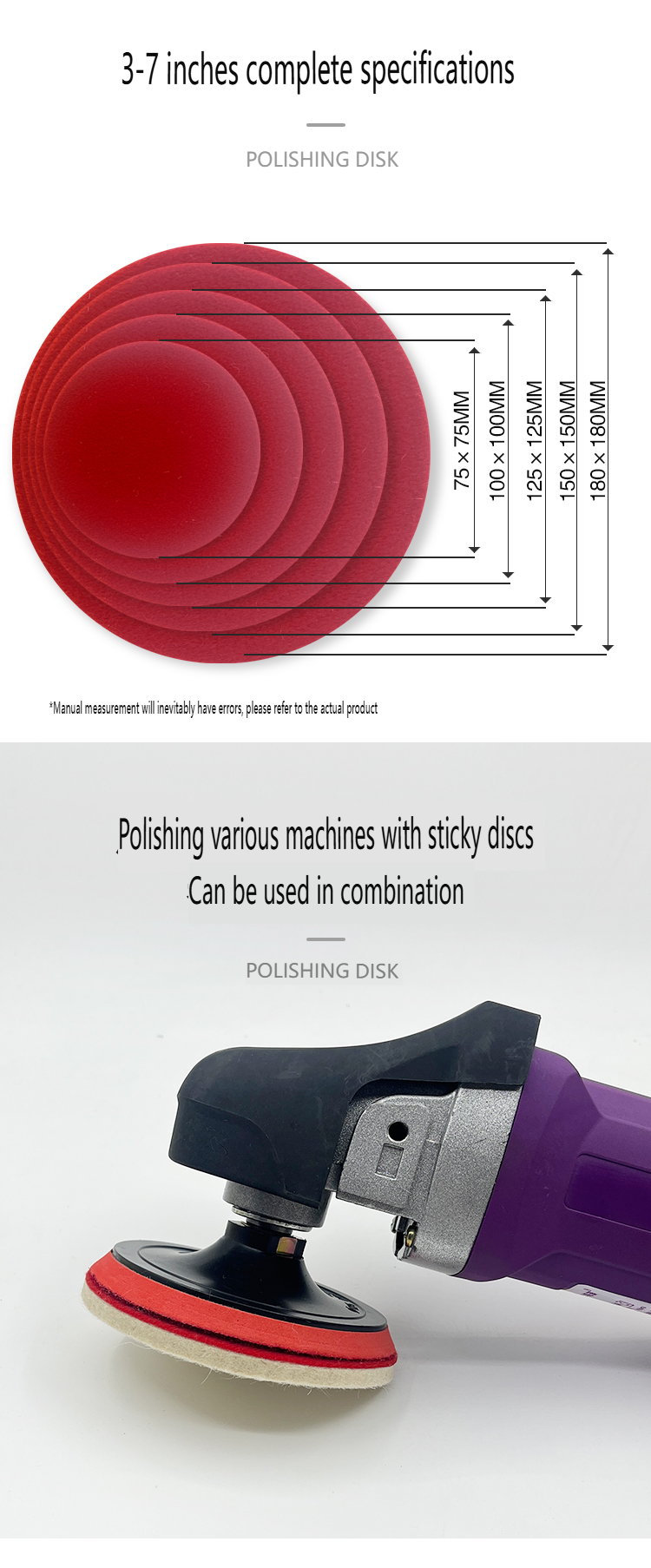 Red Velvet Buffing Wheel detail 5