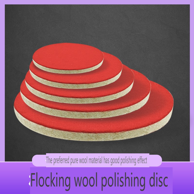 Red Velvet Buffing Wheel main view